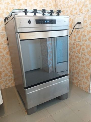 Já Reservado - Fogão Brastemp Ative Inox - 4 bocas com grill - Foto 6