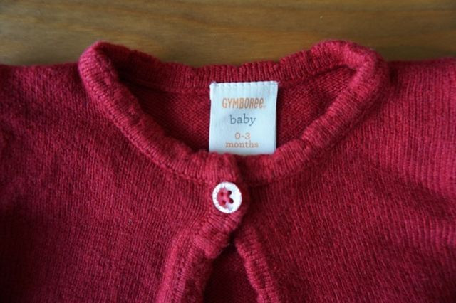 Casaco saída maternidade de malha - Gymboree - Foto 2