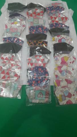 Máscaras de tricoline c/ e s/ arame - Foto 3