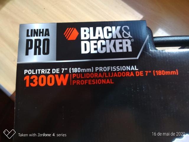 Politriz black decker 1300w, nova, nunca usada, leia o anuncio !! - Foto 6
