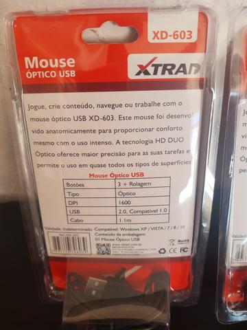Mouse com fio USB XTRAD - Foto 4