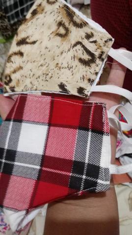 Mascaras adulto e infantil, 100% algodão - Foto 4