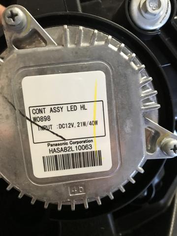 Reator farol LED XÊNON Nissan Frontier 2017 2018 2019 2020 - Foto 2