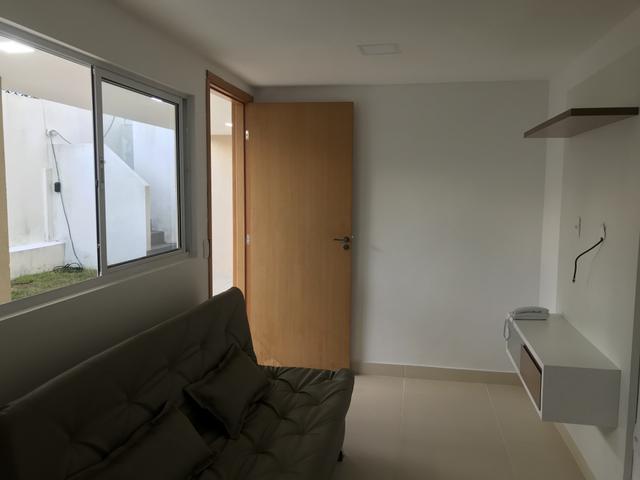 Apto 1/4 novo , mobiliado em ponta negra - Foto 9