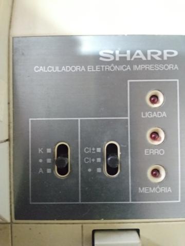 Calculadora Eletrônica Impressora Sharp - Foto 2