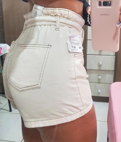 Shorts cos alto com Cinto - Foto 2