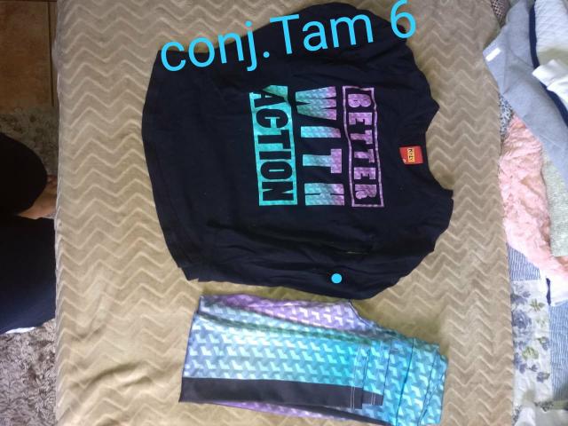Roupas menina tamanho 6/8 - Foto 2