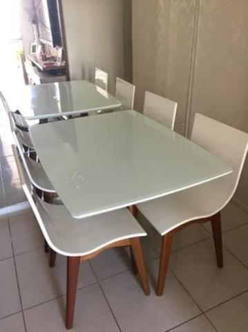 Mesa Lar Shopping, com 4 cadeiras Smarçaro! Top de Linha! - Foto 2