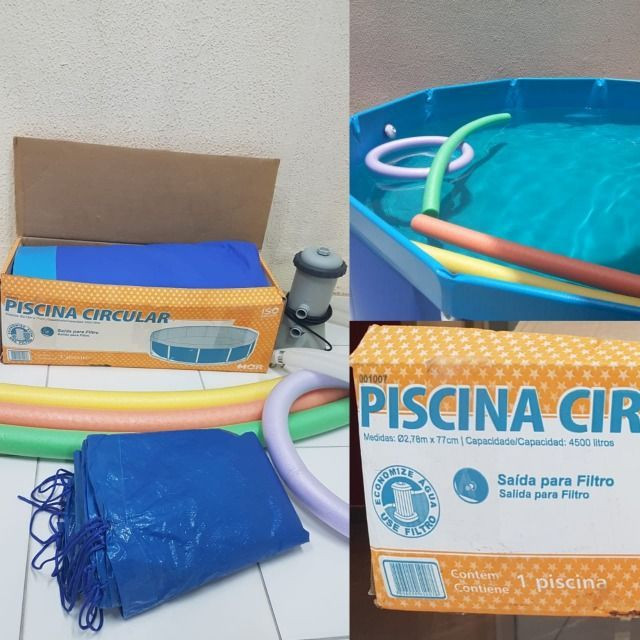 Piscina Estruturada Circular 4.500L Oportunidade!