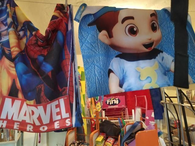 Toalhas infantil Lucas neto homem aranha carros mcqueen rosto ou banho