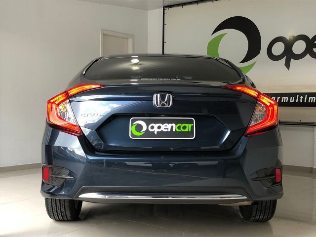 Honda Civic Lx 2.0 Cvt Flex Azul Cósmico Único dono - Foto 6