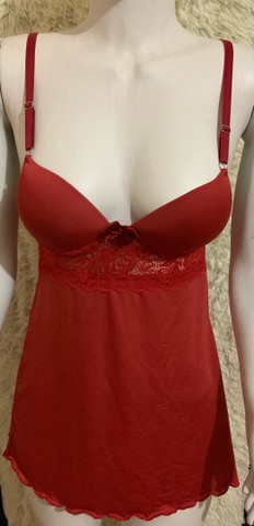 Camisola Sensual Bella Lingerie com Renda