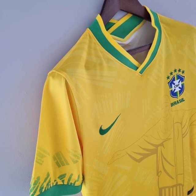 Camisa Brasil Lançamento Premium AAA+ Qualidade oficial seleção Brasileira 21/22 - Foto 3