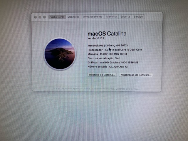 Macbook pro 13 mid 2012 16gb ram 500hd - Foto 5