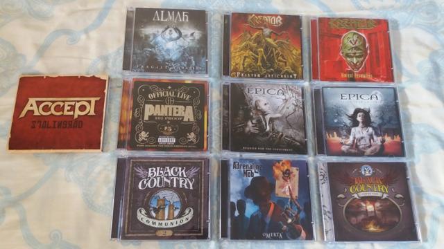 CD's Accept, Almah, Adrenaline Mob. outros CD's