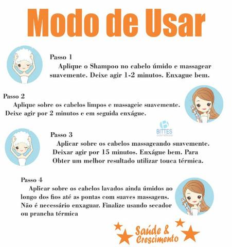 Mandioca e Amido de Milho Capilar Kit Balsam Cosméticos - Foto 2