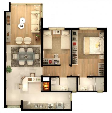 Apartamento com 2 dormitórios à venda, 86 m² por r$ 873.690,41 - bavária - gramado/rs - Foto 14