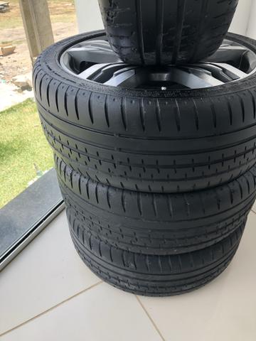 Rodas aro 18, com pneus - Foto 2