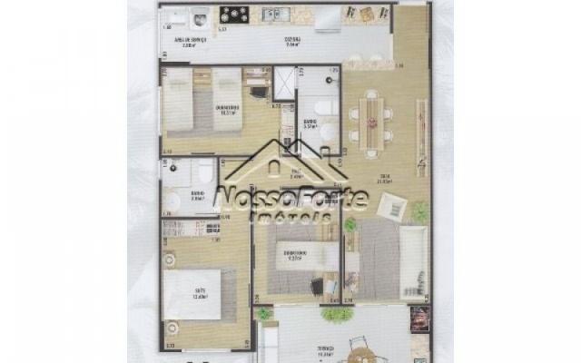 Apartamento na Flórida em Praia Grande - Foto 3