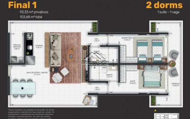Lançamento Apartamento na Guilhermina em Praia Grande - Foto 12