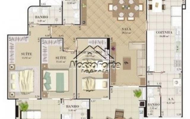 Apartamento no Canto do Forte em Praia Grande - Foto 16