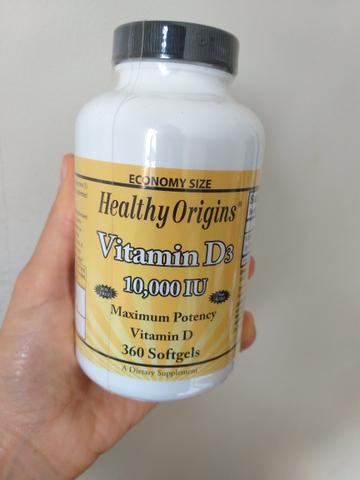 Vitamina D3 10,000ui Health Origins