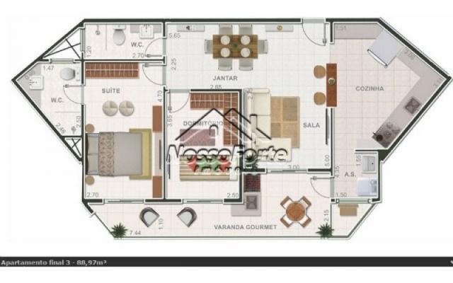 Apartamento na Guilhermina em Praia Grande - Foto 16