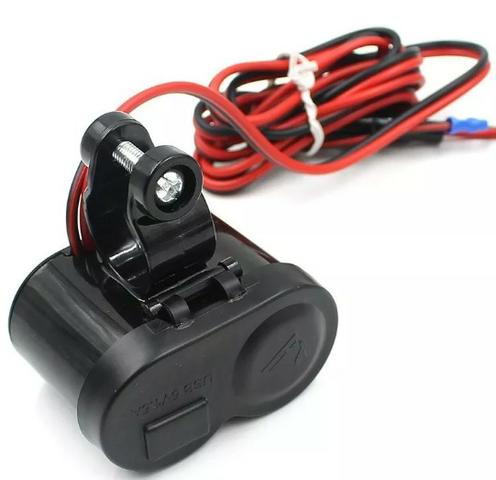 (NOVO) Carregador Para Motos Celular Gps Adaptador Tomada Usb - Foto 4