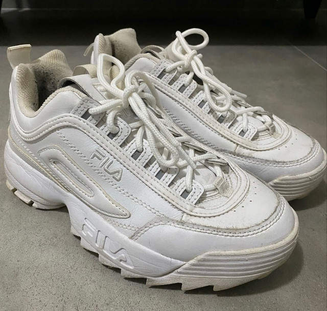 tenis fila disruptor todo branco