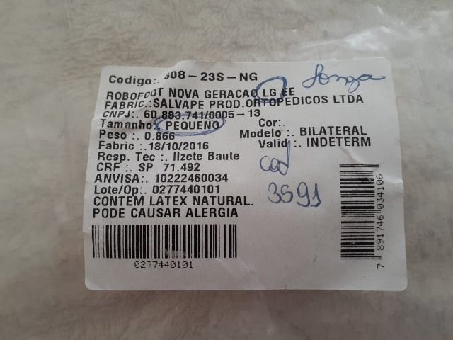 Bota ortopédica usada - Robofoot longa - Foto 2