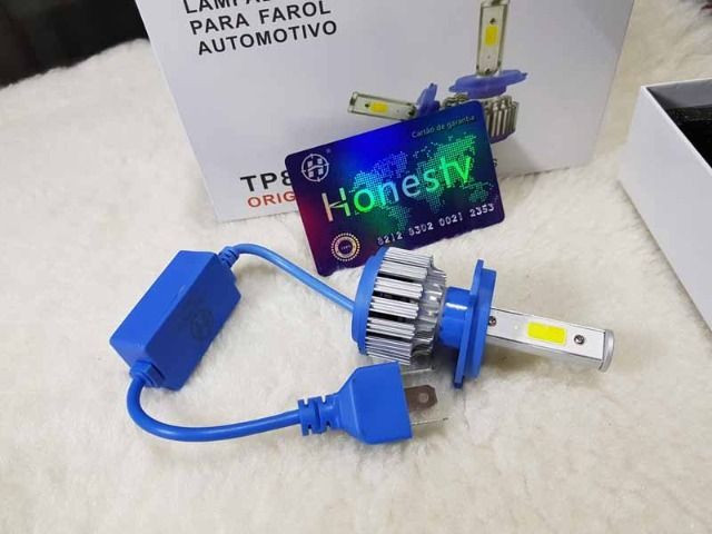 Lampada LED Farol H4 4100LM de potencia 36W com Cooler (Uma Unidade/Moto) - Foto 11