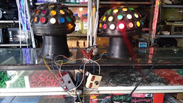 Iluminação para DJ usada retro, ler anuncio - Foto 3