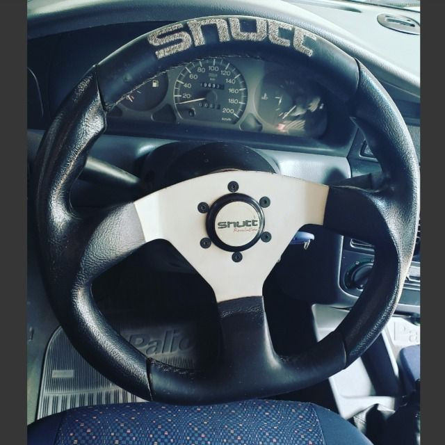 Volante shutt couro com cubo 150,00