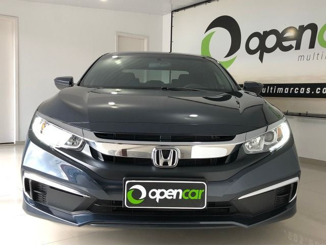 Honda Civic Lx 2.0 Cvt Flex Azul Cósmico Único dono - Foto 3