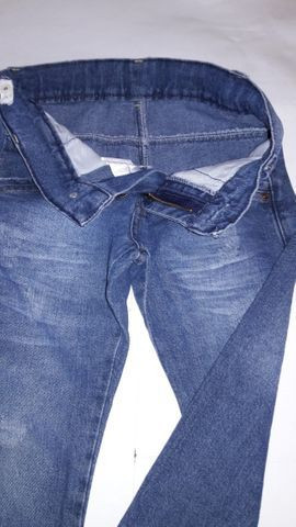 Calça Jeans Infantil Masculina Marca Mox - tam 6 semi nova excelente estado - Foto 2