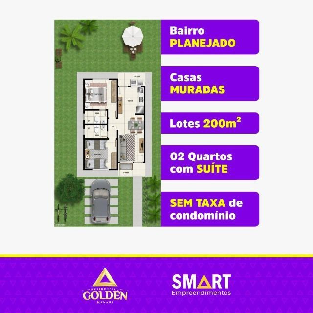 Casas 2 quartos - Minha Casa Minha Vida - Habitação Caixa