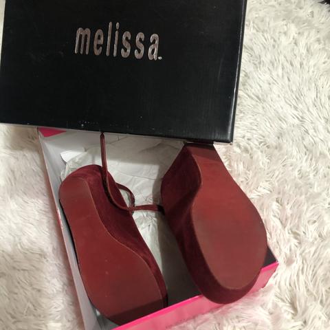 Sapato Melissa vermelho 35 - Foto 3