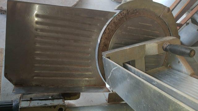 Máquina de fatia queijo e presunto