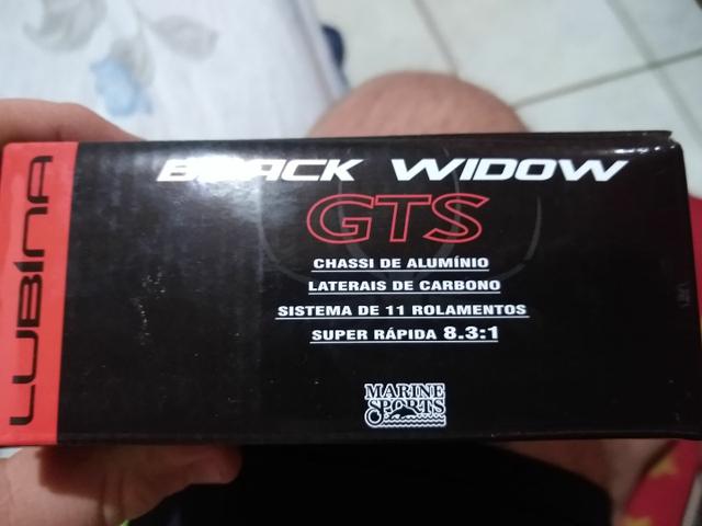 Carretilha lubina Black widow direita - Foto 5