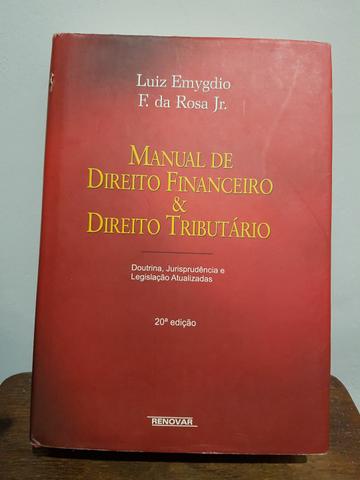 MANUAL DE DIREIRO FINANCEIRO E DIREITO TRIBUTÁRIO