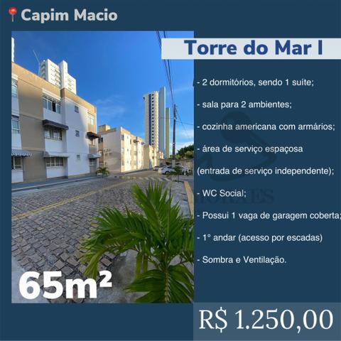 Alugo Torre do Mar I - 2/4 sendo 1 suíte - 65m² - R$1.200 - TM01840