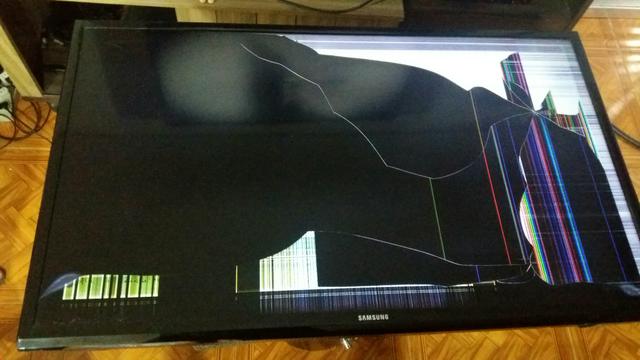 Televisão Samsung 39 com defeito na tela