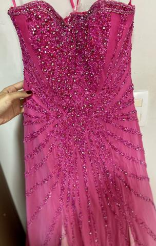 Vestido de festa com tule removível. - Foto 2