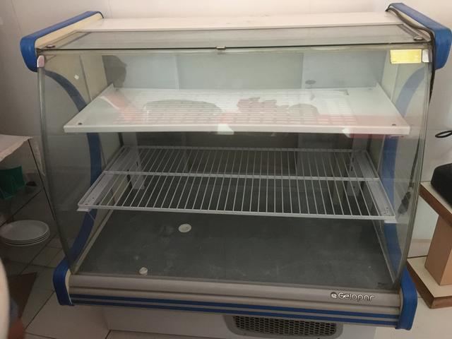 Freezer refrigerador balcão vitrine