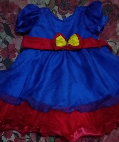 Vestido infantil de festa