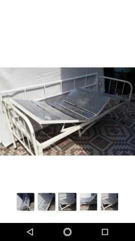 Cama hospitalar grade removível cabeceira e pés reguláveis - Foto 2