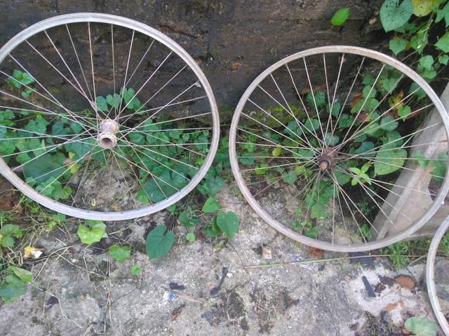 Peças de bicicleta usada