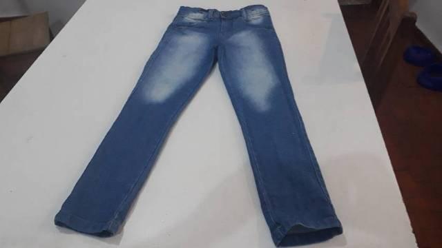 Calça jeans masculino infantil 6 anos contato *