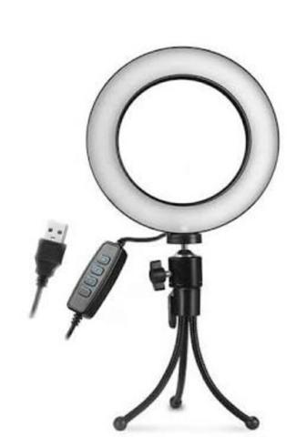 Luz Iluminador Ring Light 6 Polegadas Kp-pl16 Knup 72 Led