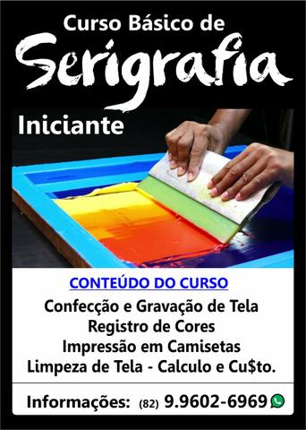 Curso de serigrafia - sublimação